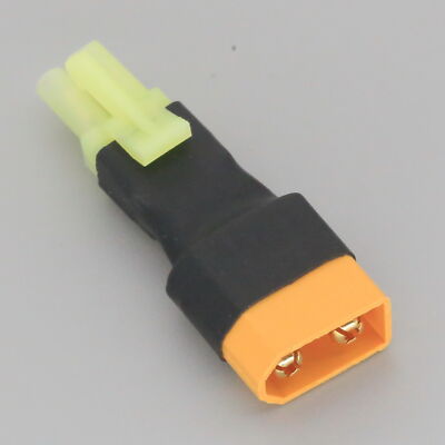 Mini Tamiya Male Plug to XT60 Male Plug No Wires Adapter RC Lipo Battery