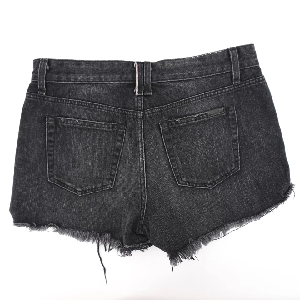 Женские джинсы шорты Joe's 30 черные с высокой талией Charlie короткий срез джинсовая ткань - Изображение 2 из 4
