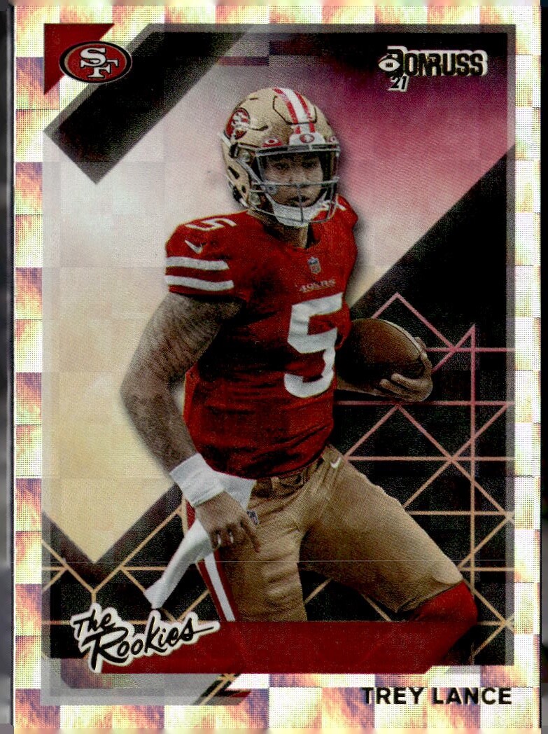 2021 Donruss #TR-TLA Trey Lance The Rookies San Francisco 49ers