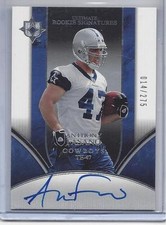 ANTHONY FASANO 2006 ULTIMATE COLLECTION ON CARD TRUE RC AUTO #D 14/275