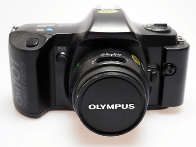 Olympus OM101 35mm Spiegelreflexkamera mit 50mm f2 PF Objektiv