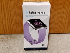 Two 2 Fitbit VERSA LITE EDITION Activity Trackers Fitness Smartwatch FB415SRLV