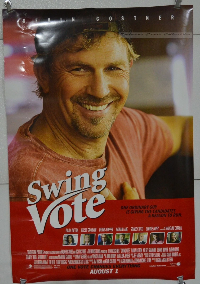 Great Double Sided Movie Poster SWING VOTE Kevin Costner LAST CHANCE  ONLINE!! | eBay