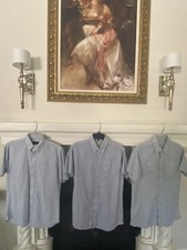 Boys uniform shirts set of 3 A striped Oxford size 20