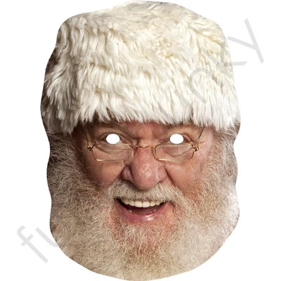 FUNKYBUNKY Weihnachtsmann Weihnachtsmann Promi Karte Gesichtsmaske - Kostüm Maske