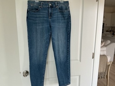 Talbots Simply Flattering Straight Jeans Mid-Rise 5-Pocket Boyfriend 10 NWOT