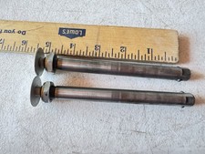 Pair Of Wheelchair Quick Release Axles Flat Button Top End Sunrise Quickie