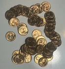 1955 D Lincoln Wheat Cent Penny Roll (50 Coins) BU