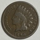 1890 Indian Head Cent Penny 519J