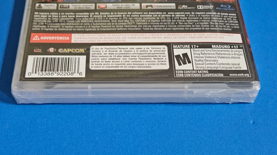 834b:  DmC: Devil May Cry Ps3 Brand New Sealed Sony PlayStation 3, 2013) - Image 3 of 4