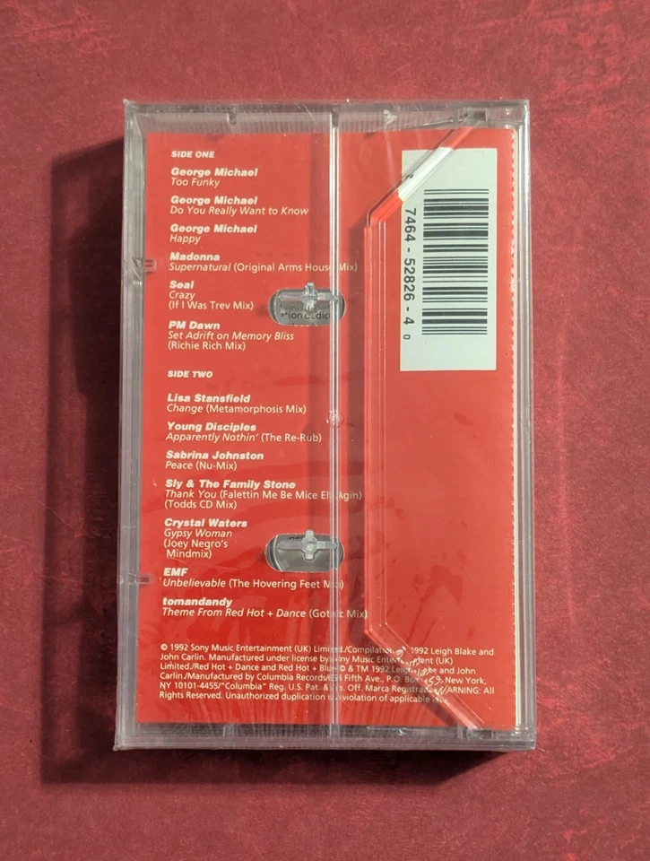 Red Hot + Dance (1992 Cassette) 90s George Michael Seal Madonna EMF - Sealed - Image 2 of 4