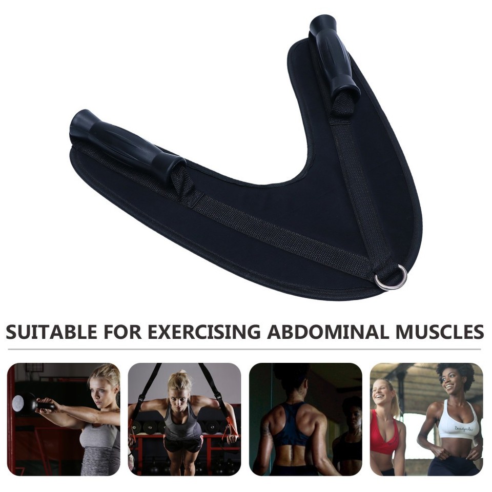 1Pc Ab Crunch Harness Abdominal Crunch Strap V-Shape Cable Machine ...