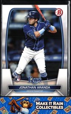 Jonathan Aranda 2023 Bowman #28 Tampa Bay Rays Rookie RC