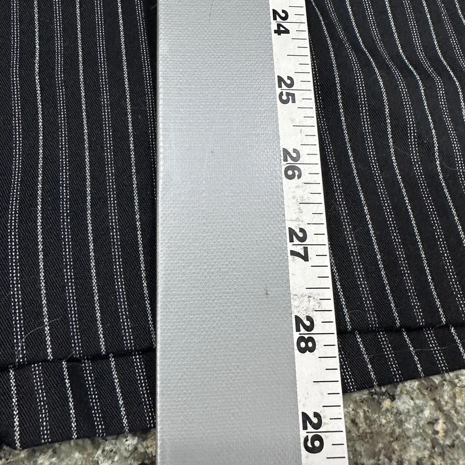 Blazer Esmoquin De Colección Para Mujer 14 Negro Rayas Mantón Cuello Satinado Hecho en EE. UU. Foto 4 de 4