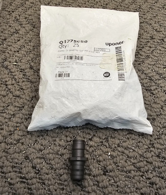 (QTY 25) Uponor Q4775050 Propex EP Couplings 1/2'' Pex X 1/2'' Pex