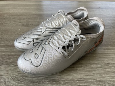   New Balance Furon v7 Dispatch Gray/Silver Soccer Cleats Firm Ground Boys Sz 3