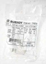 Burndy 144216 Copper Compression CrimpIt Tap Lug 2STR YH292C Purple Die Index