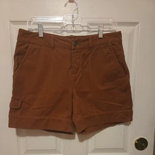 Ibex Shorts 8 Medium 100% Organic Cotton Relaxed Fit Wide Waist Band 