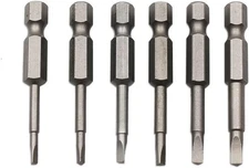 6 Piece Magnetic Triangle Screwdriver Bit Set, S2 Steel Triangular Screwdriver B