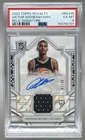 Victor Wembanyama 2023 Topps Royalty #RA-VW RC Patch Auto 41/99 PSA 6