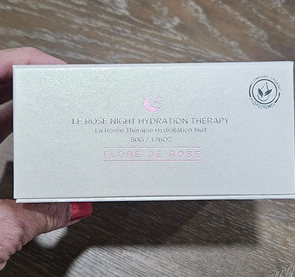 Pearl de Flore Le Rose Night Hydration Therapy 1.7 oz | Luxury Night Cream NIB - Image 2 of 4