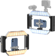 ULANZI Smartphone Video Rig with Light, U-Rig Light Cell Phone Handheld Stabiliz