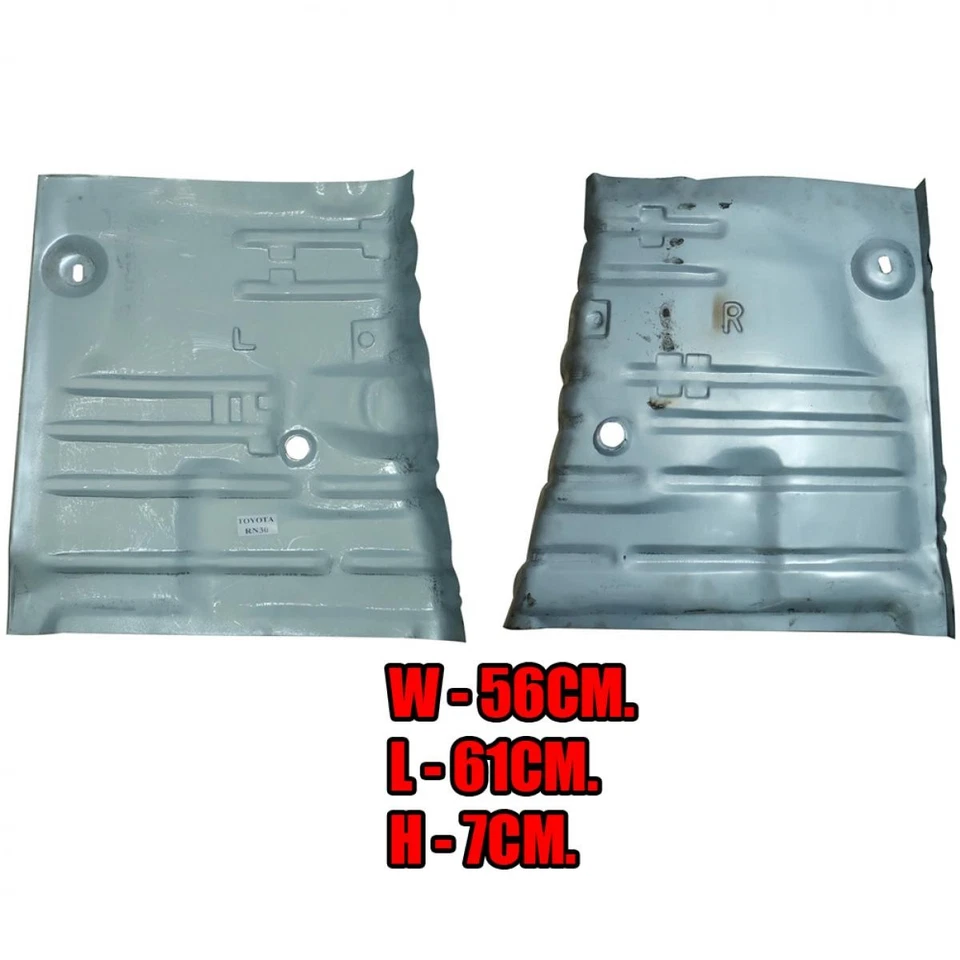 Par de paneles de piso derecho derecho para camioneta Toyota Hilux RN30 RN40 LN30 SR5 UTE 1978-1983 Foto 2 de 4