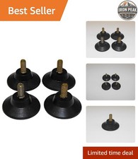Suction Cups 4 Pack 1 Rubber 5/16 Tall 3/8 Sc...