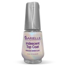 BARIELLE Iridescent Top Coat .47 oz. - Pearlized Chrome Glaze Nail Polish Top...