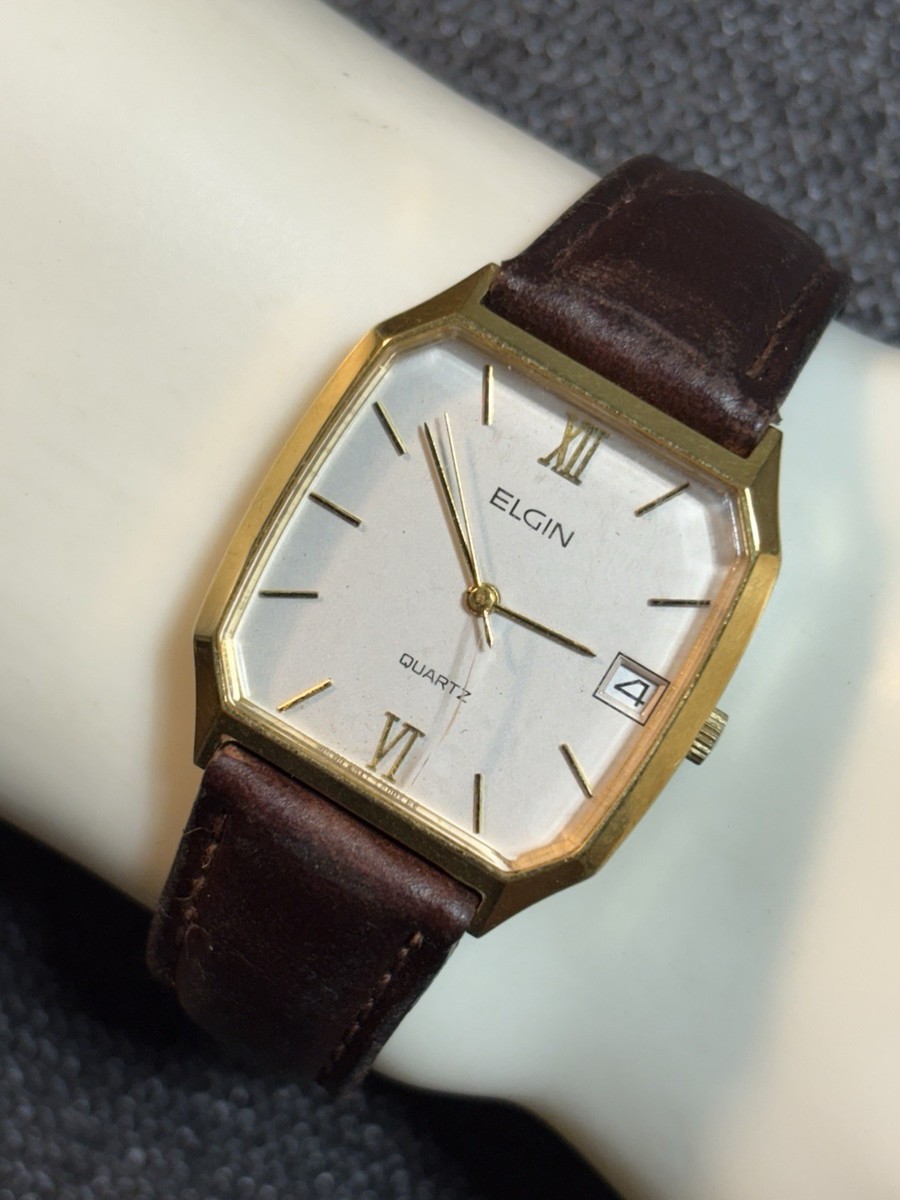Vintage Elgin Elgin Men's Watches Gold Tone Vintage Elgin