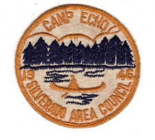 BSA Old Cut Edge 1946 Camp Echo Patch Silverado Area Council California