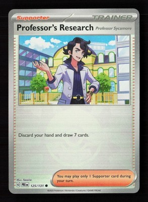 Professor's Research [Sycamore] (Poke Ball) 125/131 SV: Prismatic Evolutions LP