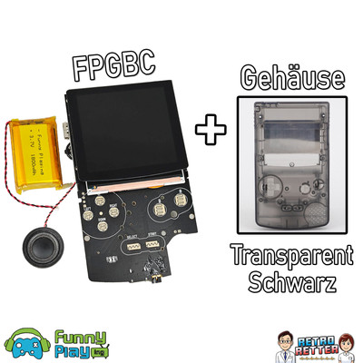 FPGBC Set mit Gehäuse XXL IPS Display Konsole GAME BOY Color GBC Kit FPGA