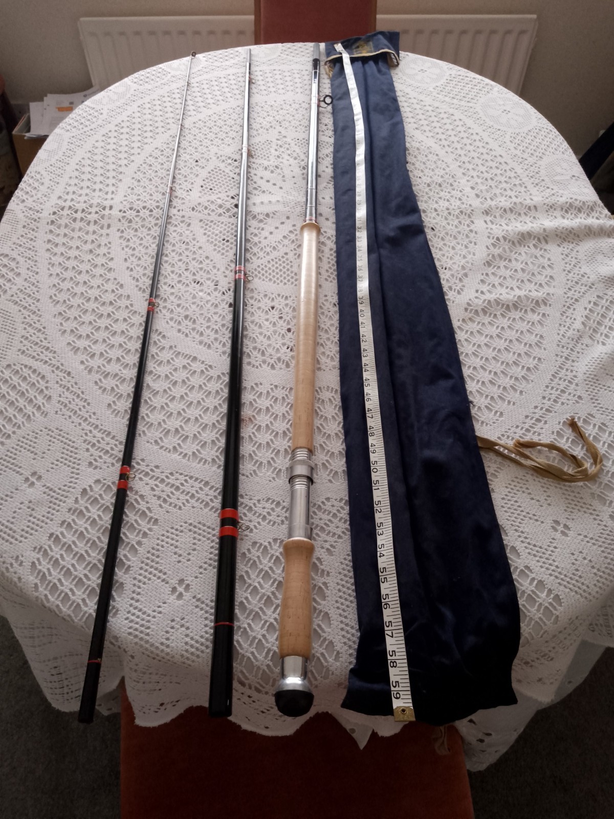 Hardy 'Graphite Salmon Fly' Rod - 14"  Three Piece - #10 Line Weight