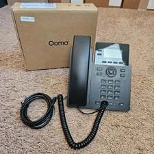 Lot of 2 Ooma 2602W Business IP Desk Phone with Office Cloud Based VoIP Read