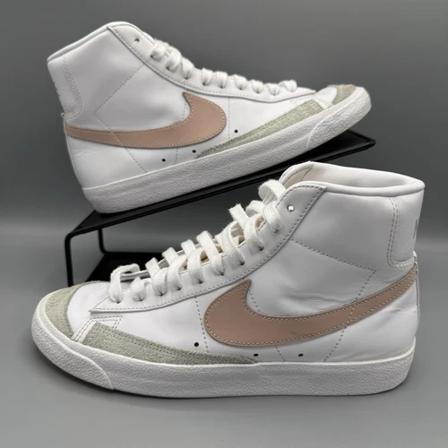Nike Blazer Mid 77 CZ1055 118 bianco rosa casual scarpe medie sneakers donna taglia 9