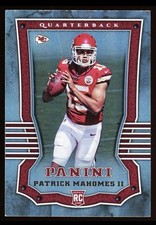 2017 Panini Rookies Patrick Mahomes II #104 Shining Armor RC Rookie Card Chiefs