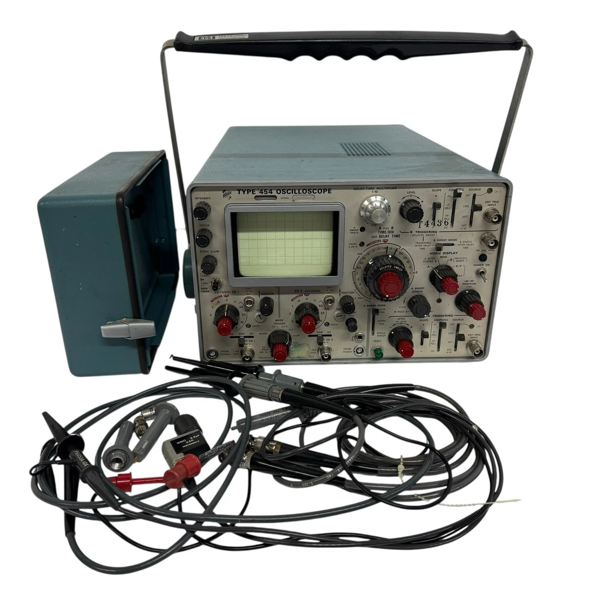 Tektronix type 454 oscilloscope 150MHz 2 channel parts/repair? [24 