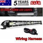 <!--F#f_0-->20In LED Light Bar Bumper Work SPOT FLOOD Combo Driving Boat ATV with Wiring Kit<!--F/-->