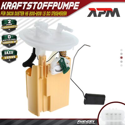 Kraftstoffpumpe Fördereinheit 4-Polig für Dacia Duster HS 10-18 1.5 dCi Diesel