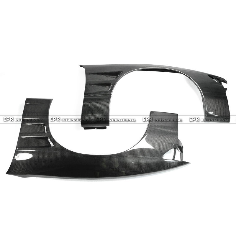 For Nissan Silvia 180SX BN Style Carbon Front Fender Vents +25mm