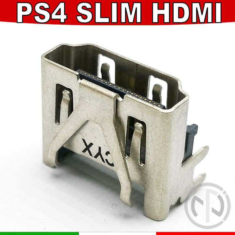 5 pezzi porta HDMI per PS4 Slim PS4 Pro connettore interfaccia presa porta HDMI per parti di ricambio PS4 presa display porta jack HDMI 5 pezzi porta HDMI per PS4 Slim PS4 Pro connettore interfaccia presa porta HDMI per parti di ricambio PS4 presa display porta jack HDMI