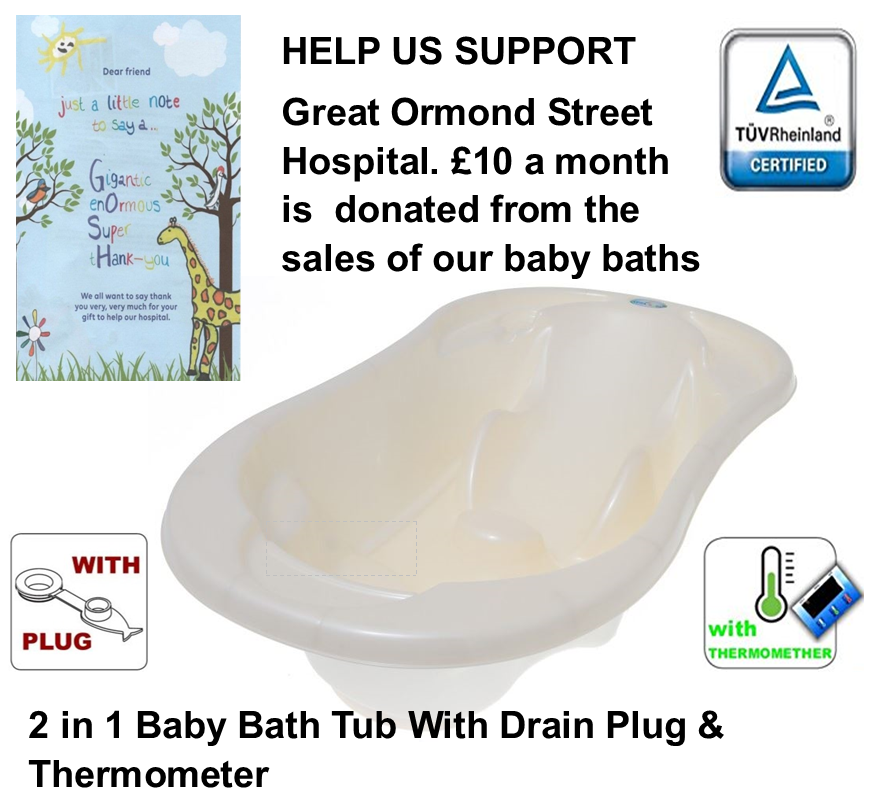 baby bath tub with drain plug