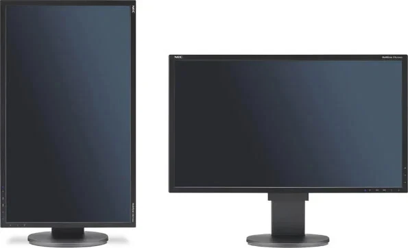 27-inch Nec MultiSync EA273WM 1920 x 1080 LCD Monitor Black - Image 2 of 2