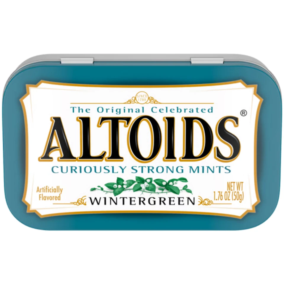 Altoids Wintergreen Breath Mints 6 Tins Free Shipping
