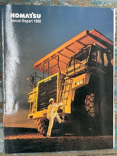 Rare Original Vintage 1992 Komatsu Dresser Equipment Annual Report 51 pg