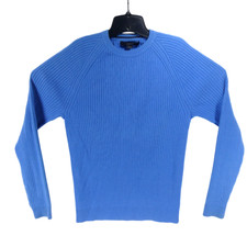 Vintage Express Mens Blue Medium Tight Knit R...