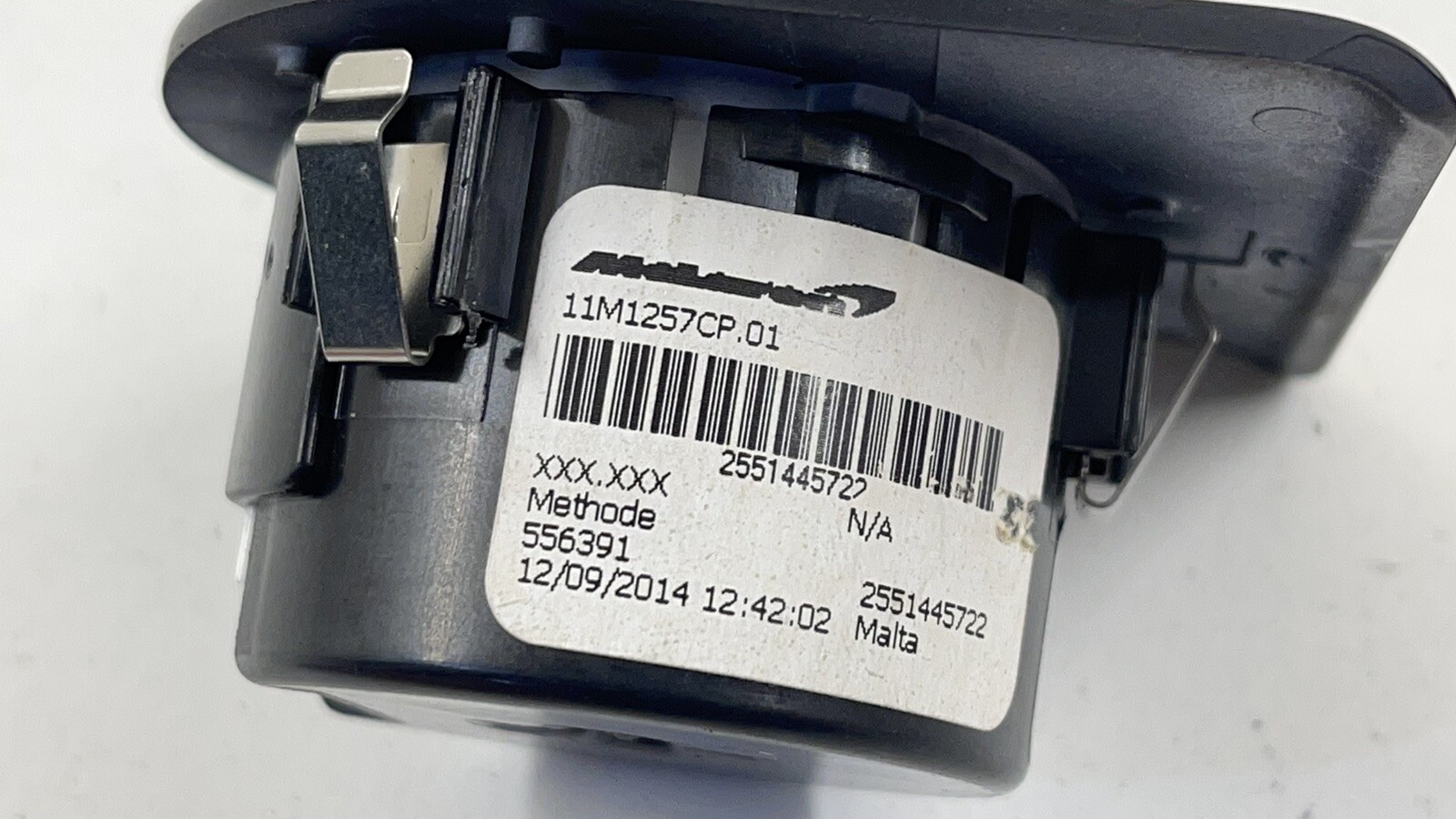 15-17 MCLAREN 650S DOOR MIRROR SIDE VIEW CONTROL SWITCH MODULE 11M1257CP OEM