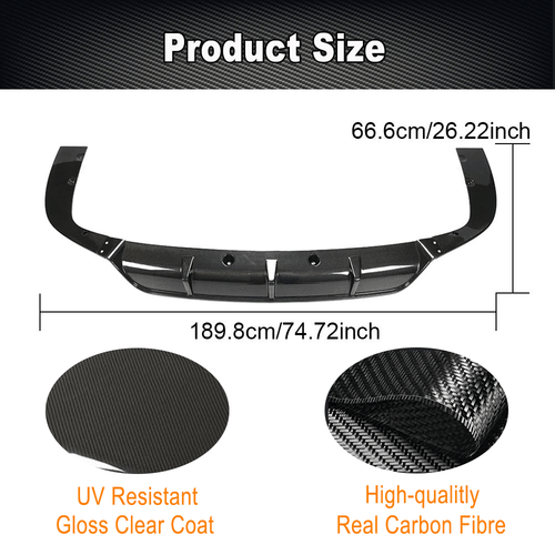 Carbon Diffusor Heckdiffusor Heckschürze Spoiler Passt für BMW X5 G05 M-Paket - Picture 8 of 13