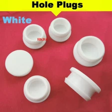 White Inverted Hole Plugs Silicone Rubber Blanking Seal Bung Inserts Tube Pipe